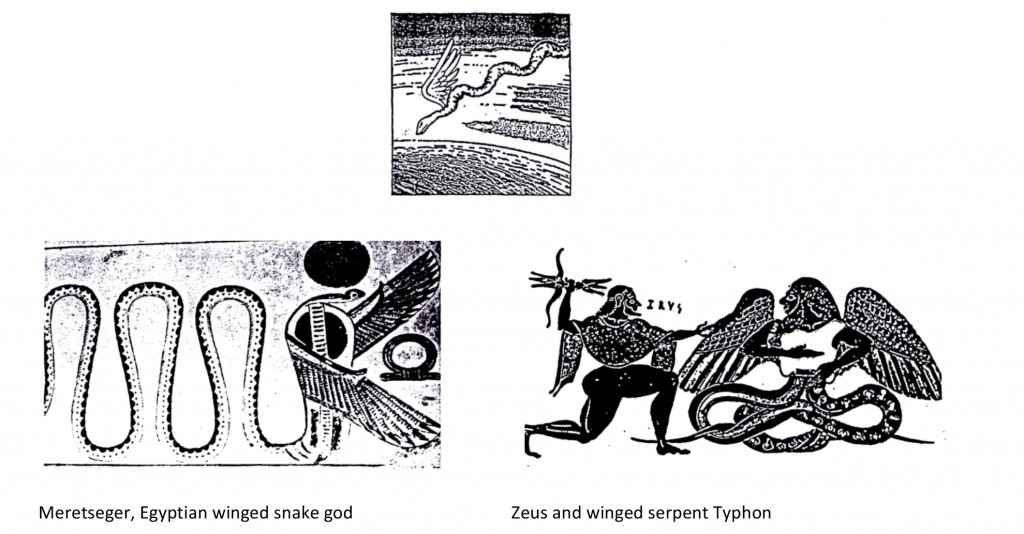 Winged Snake in the Sky