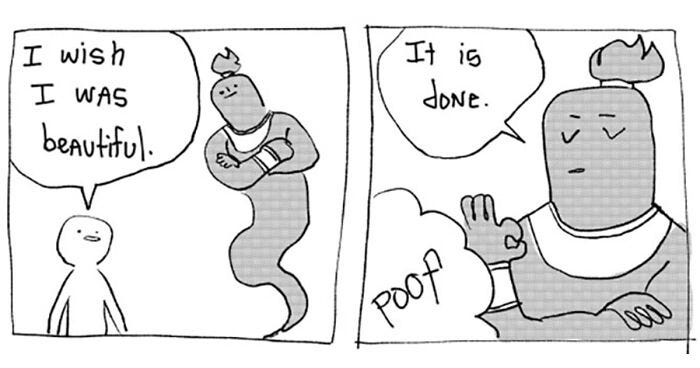 Wholesome Genie Makes Wishes Come True, But He Does It With A Twist | Bored  Panda