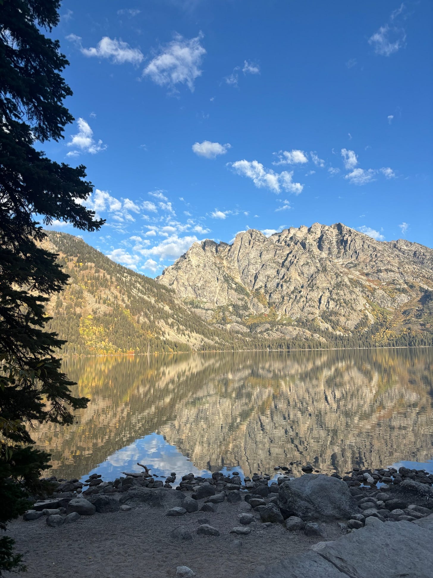 Jenny Lake loop hike in Grand Tetons near Jackson Hole, Wyoming