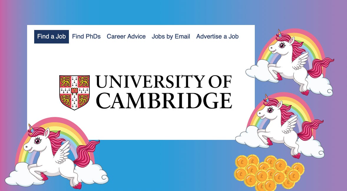 Cambridge University mentions "Global Majority" in job advert