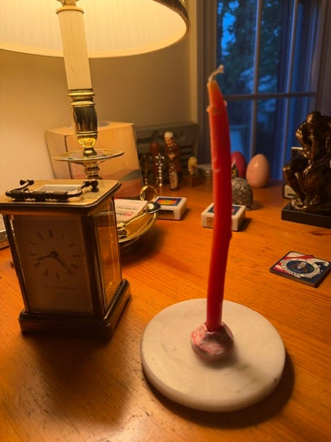Keri Wiard’s Candle on My Desk.