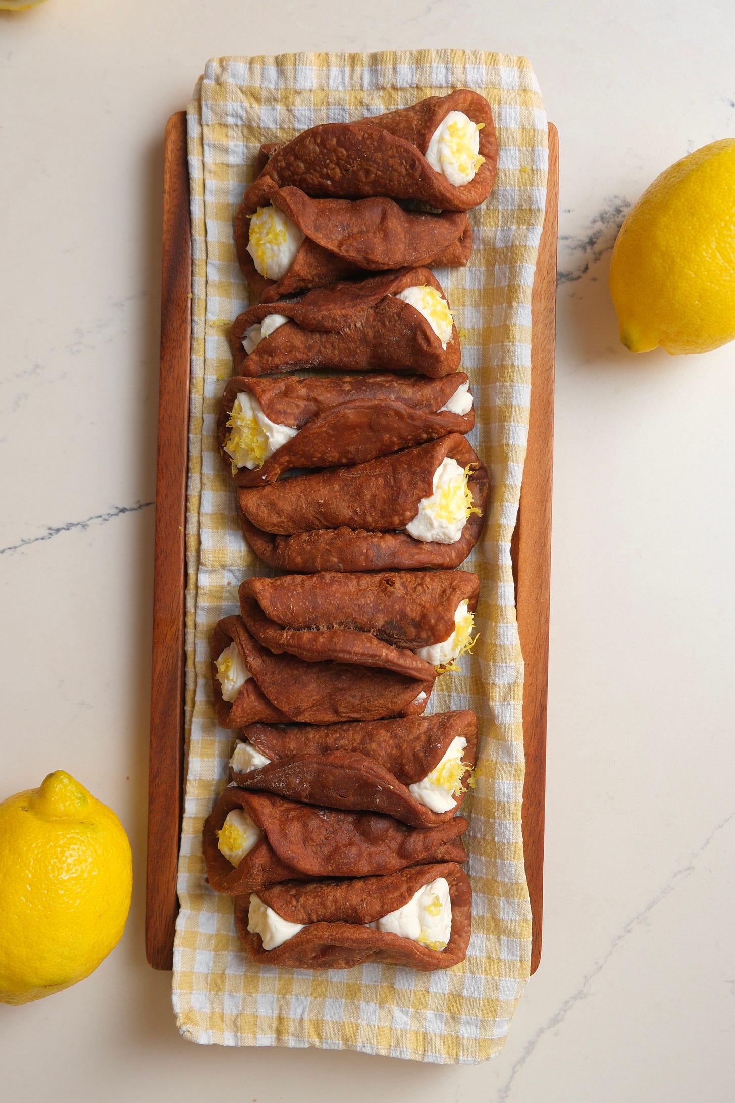 Lemon Ricotta Protein Cannoli Lemon Ricotta Protein Cannoli