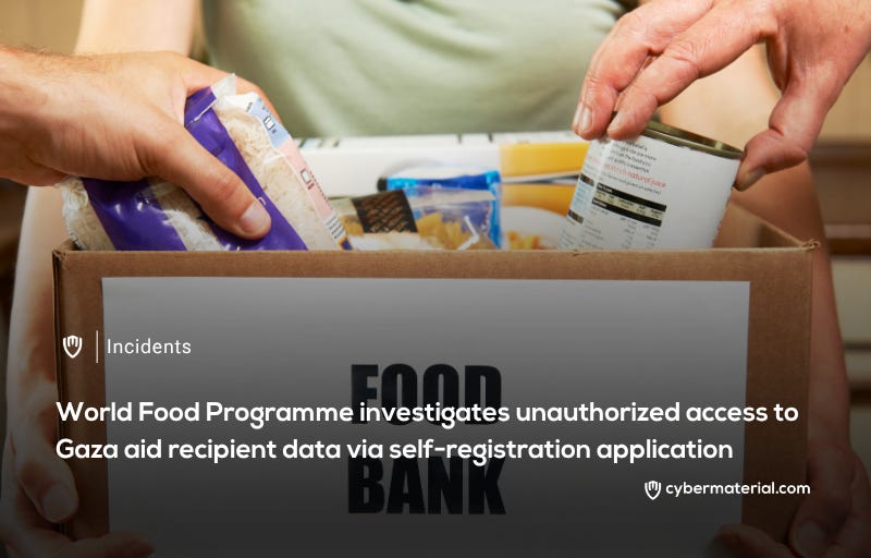 UN Food Agency Data Breach Reveals Gaza Aid Recipients