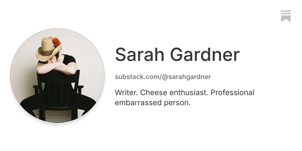 Sarah Gardner | Substack