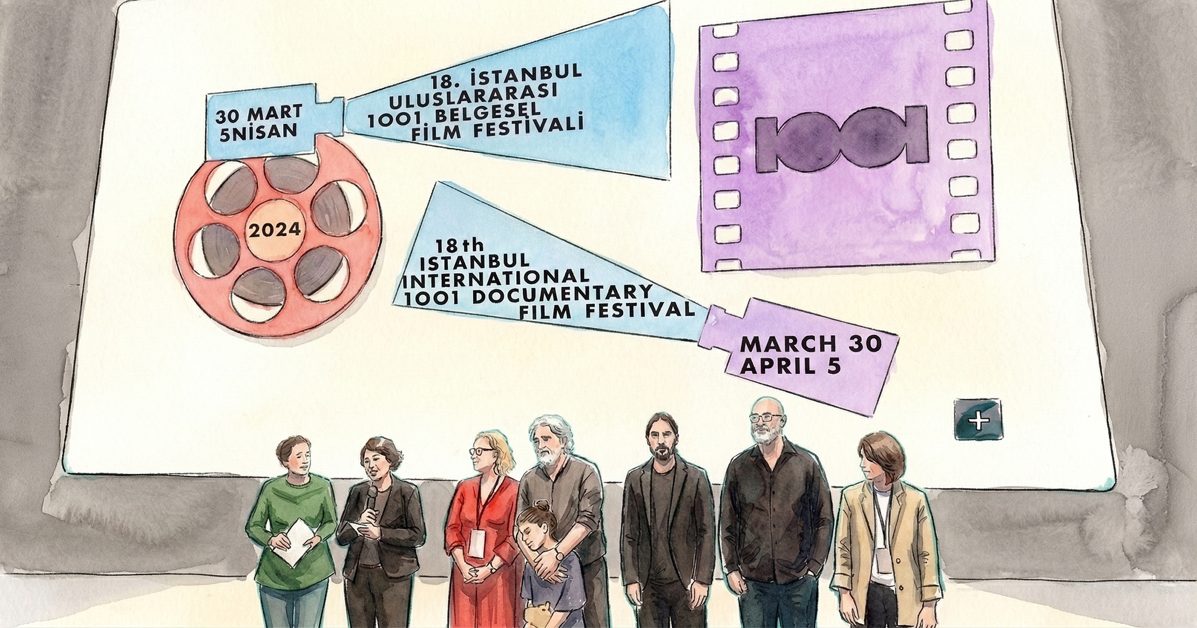 Opening of Istanbul International 1001 Documentary Film Festival