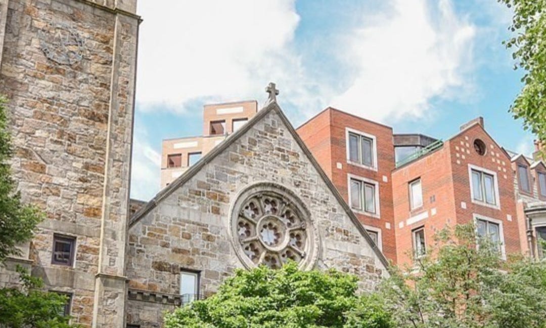 The Steeple Still Stands Over the Block
