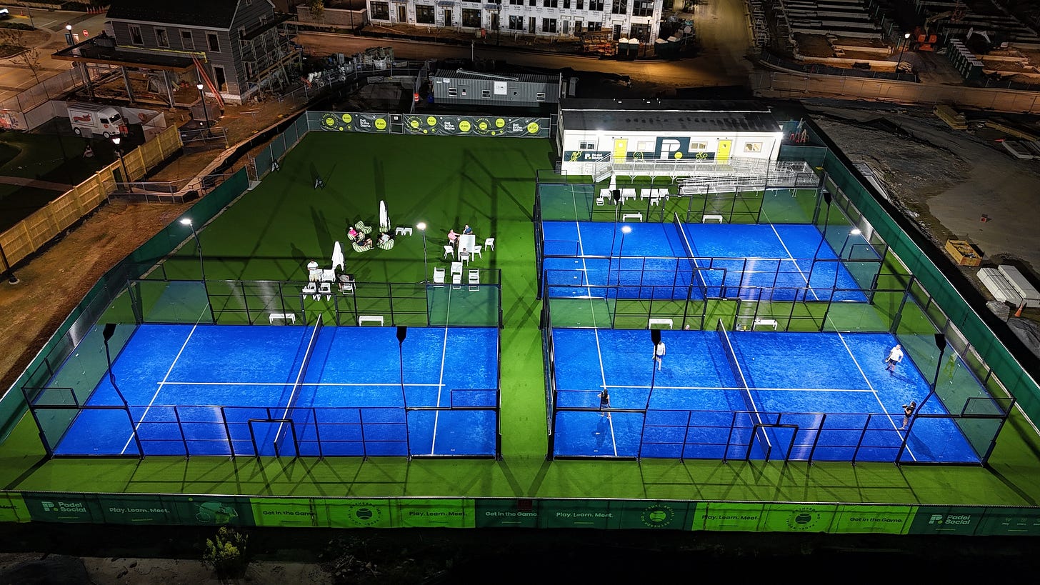 ASCE-7-compliant Sportsfield Specialities courts at Padel Social in Bethesda, MD ASCE-7-compliant Sportsfield Specialities courts at Padel Social in Bethesda, MD