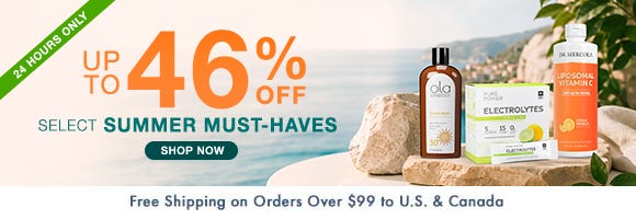 Get up to 46% Off on Select Summer Must-Haves Get up to 46% Off on Select Summer Must-Haves
