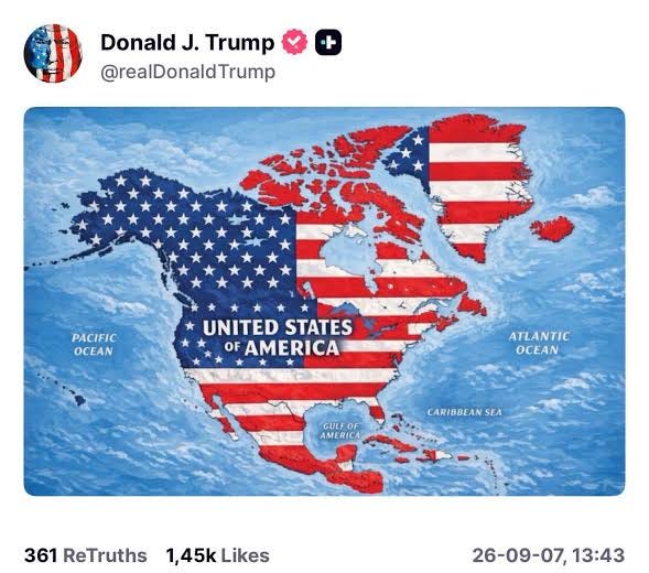 “Greater North America” Is Fascist Geopolitics