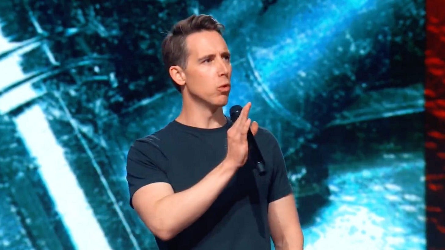 Josh Hawley's 'Mighty Man' Claim Gets The Treatment On Twitter