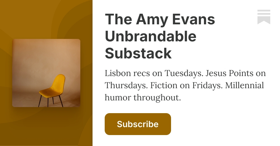 The Amy Evans Unbrandable Substack | Substack