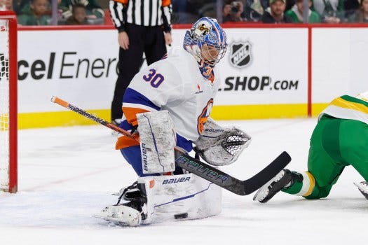 Islanders' Ilya Sorokin gets empty-net goal in victory over Predators Islanders' Ilya Sorokin gets empty-net goal in victory over Predators