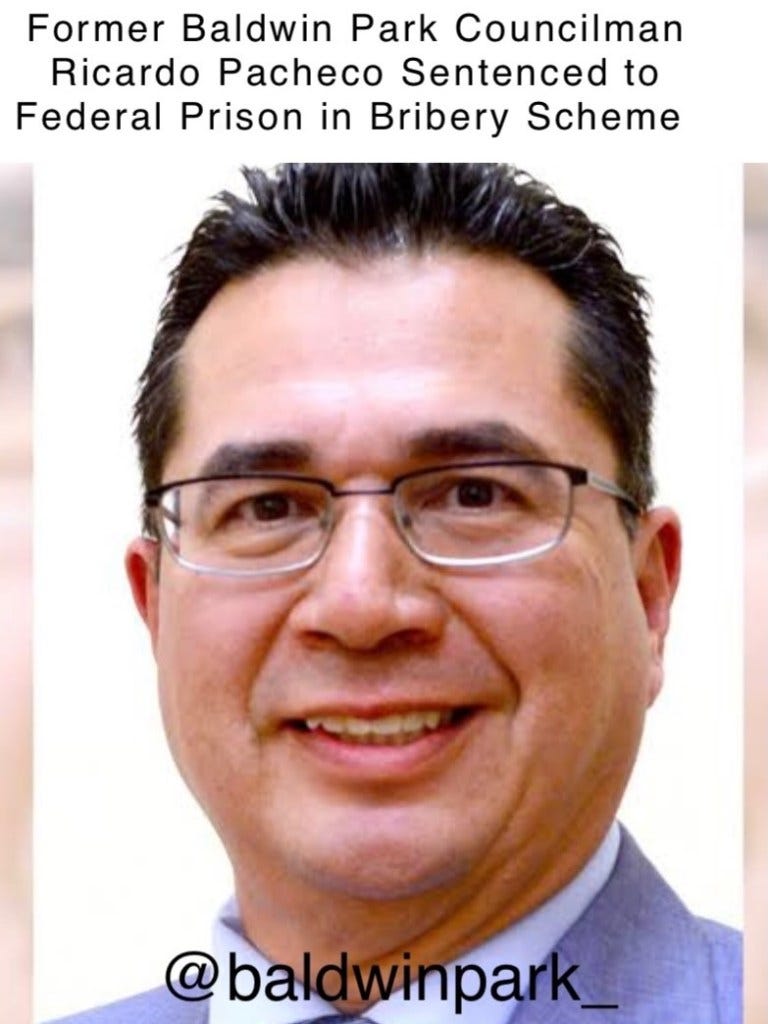Former Baldwin Park City Councilman Ricardo Pacheco smiling.