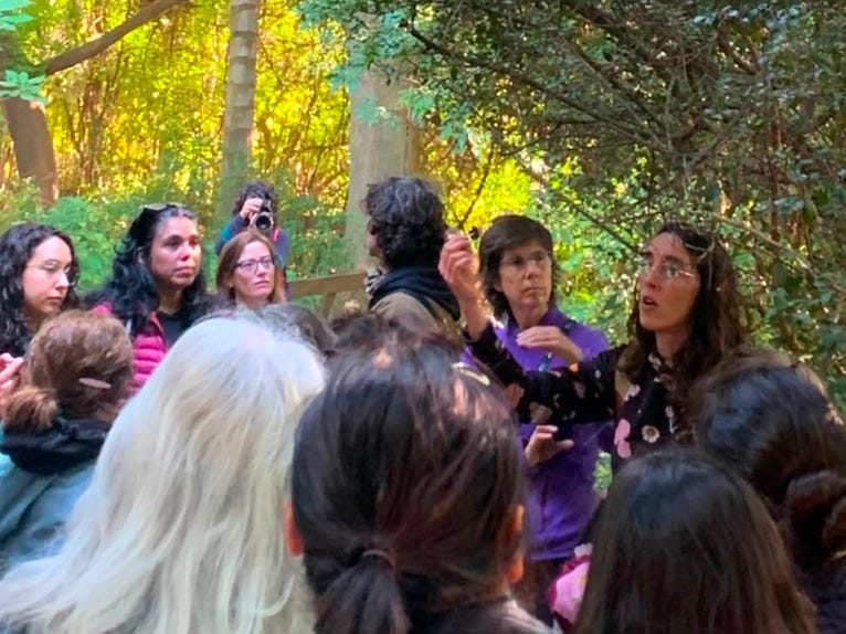 Todo lo que vive tiene que morir | Ornitorrinco La salida por la Reserva Ecológica de Vicente López estaba a cargo de las micólogas Clara Bo y Sabrina Tajani.
