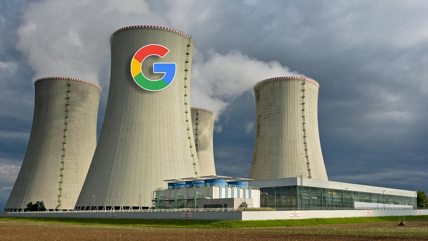 Google recurre a la energía nuclear: usará reactores para alimentar sus  centros de datos de inteligencia artificial