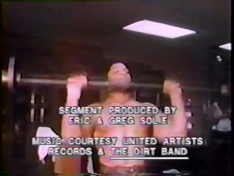 Austin Idol, Lars Anderson and Stan Hansen, Tony Atlas, Dusty Rhodes, Terry Funk, Baron von Raschke
