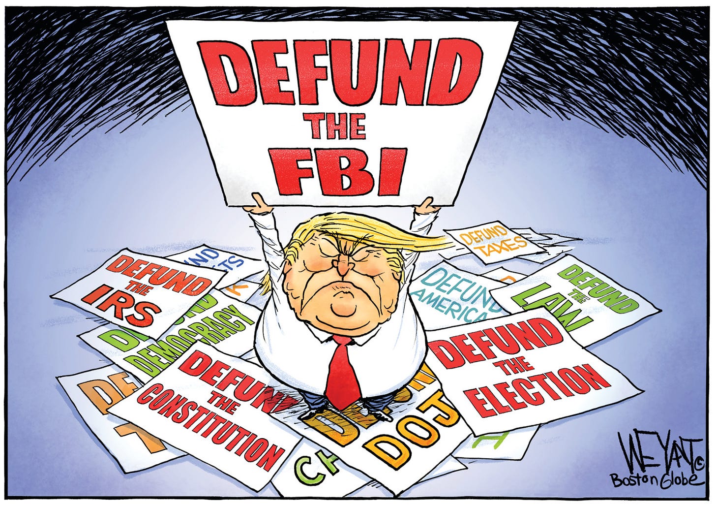 Trump tramples justice system