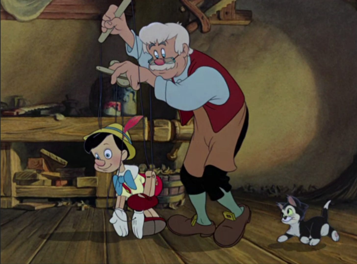 A Puppet in Walt Disney's Hands. An analysis of Pinocchio (1940). | by Ian  Williams | Cinemania | Medium