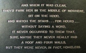 Back cover that made me cry... Back cover that made me cry...