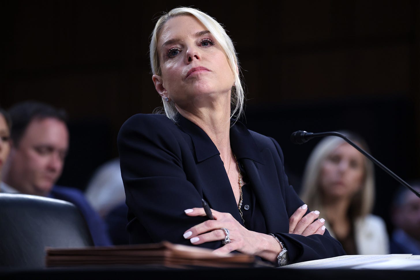 U.S. Attorney General Pam Bondi testifies before the Senate Judiciary Committee in the Hart Senate Office Building on Capitol Hill on Oct. 7, 2025 in Washington, D.C. (Photo by Win McNamee/Getty Images) U.S. Attorney General Pam Bondi testifies before the Senate Judiciary Committee in the Hart Senate Office Building on Capitol Hill on Oct. 7, 2025 in Washington, D.C. (Photo by Win McNamee/Getty Images)