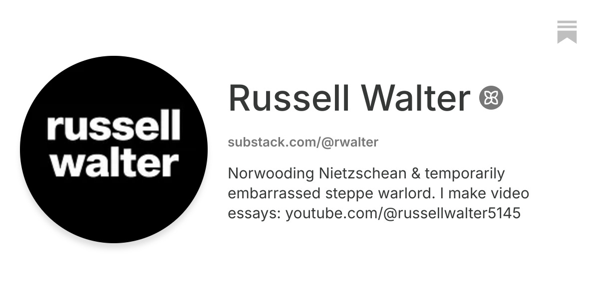 Russell Walter | Substack