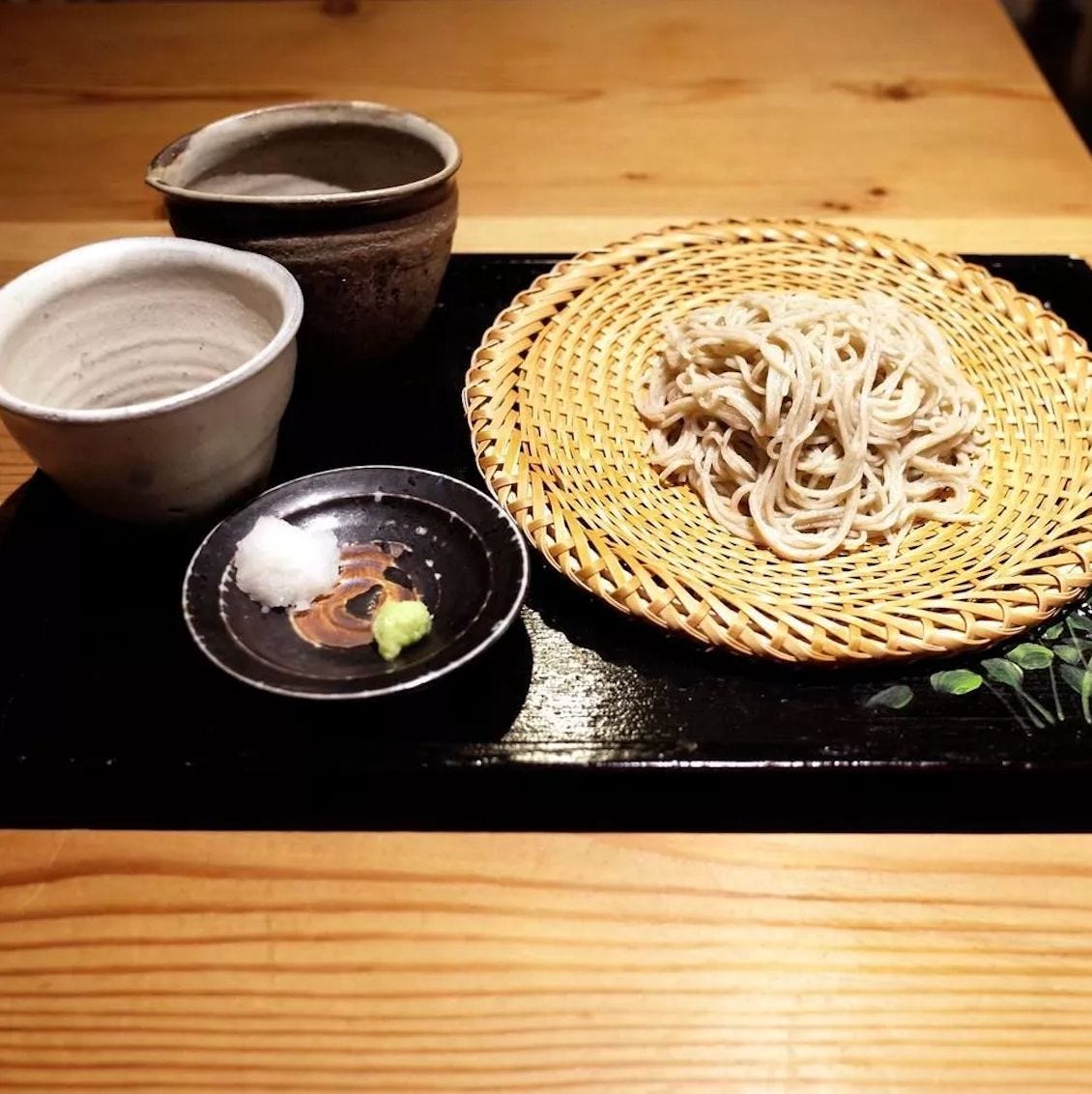 Soba dishes served at Tottoan restaurant Soba dishes served at Tottoan restaurant