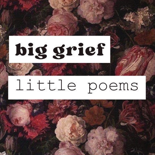 big grief, little poems
