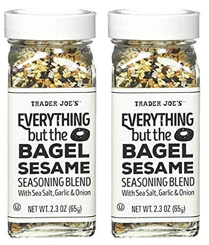2 bottles of Trader Joe's Everything but The Bagel Sesame Seasoning Blend 2 bottles of Trader Joe's Everything but The Bagel Sesame Seasoning Blend