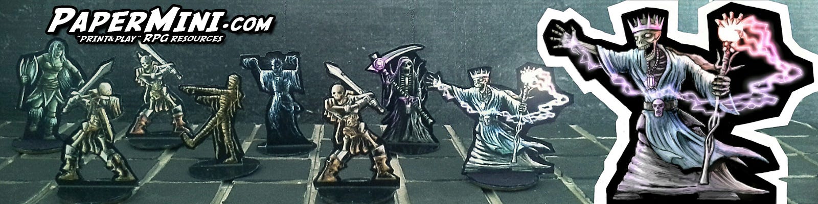The Big List of Paper Miniatures Makers - by Jack Edward