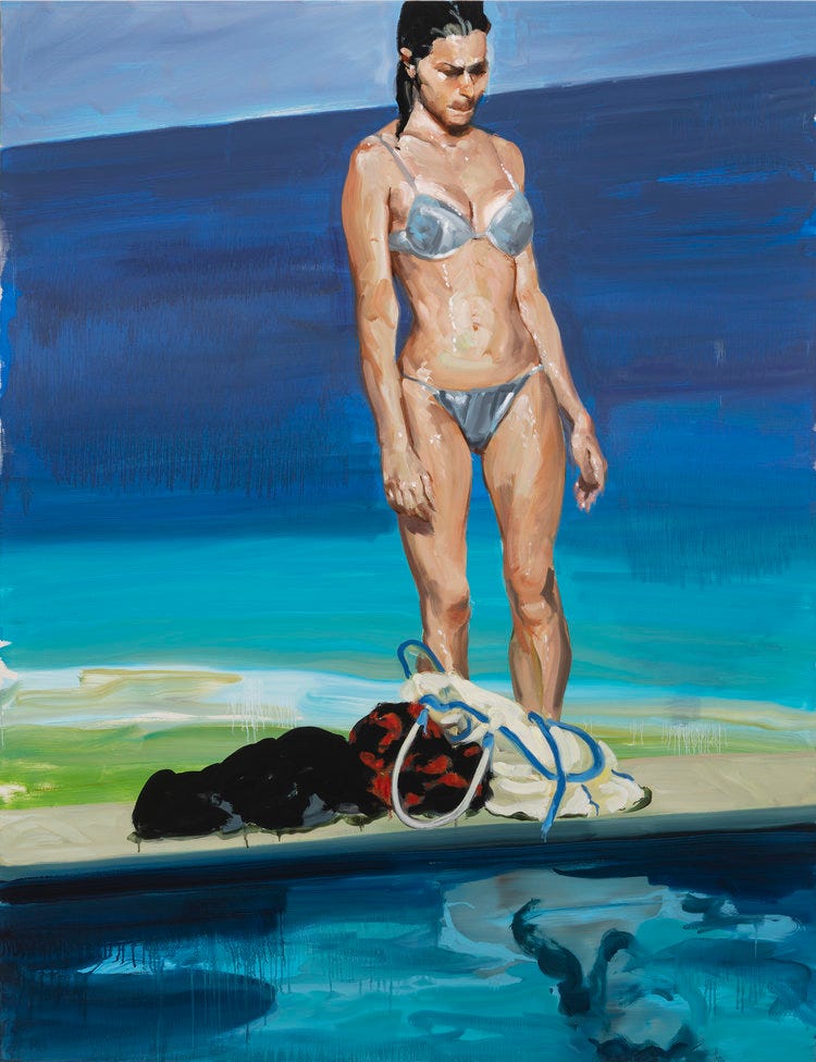 Self-Reflection 2018. Oil on Linen. 65 x 50 inches.