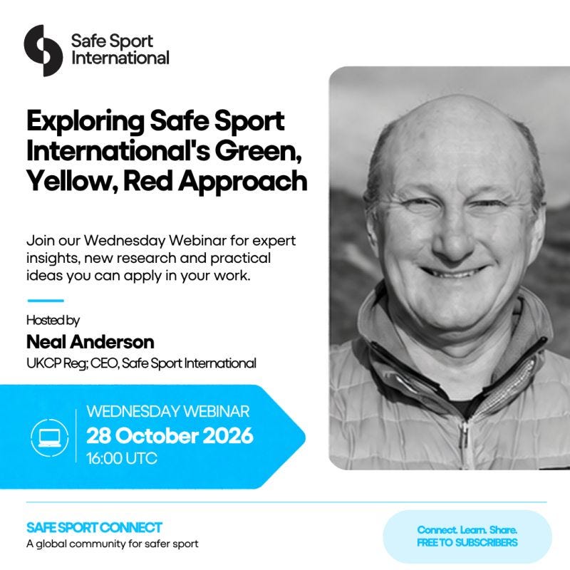 Safe Practice Environment Safe Sport Storyline 2026 #29 - by Norman Brook