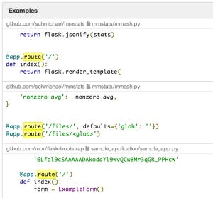 code examples of Flask.route code examples of Flask.route