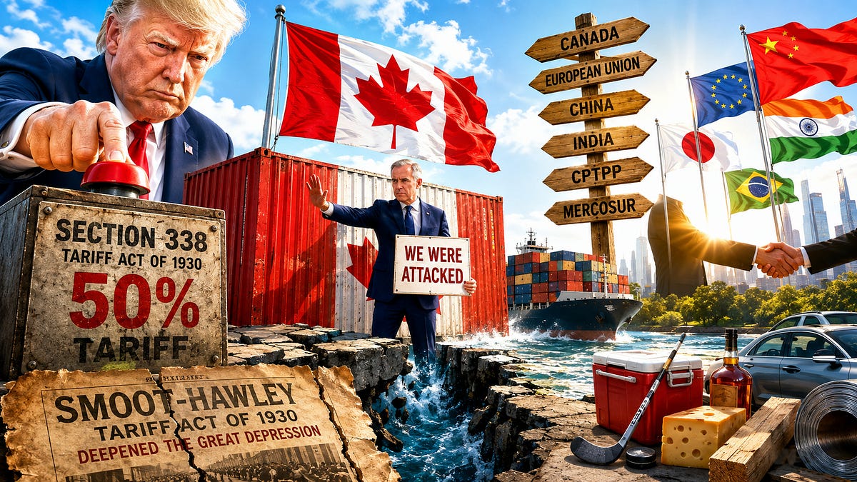 Trump Revives Herbert Hoover's Nightmare and Canada Fights Back