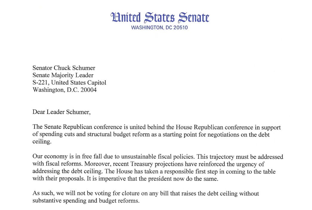 Sen. Lee Leads 43 GOP Senators in Opposition to Raising Debt Limit Without Substantive Spending and Budget Reforms Sen. Lee Leads 43 GOP Senators in Opposition to Raising Debt Limit Without Substantive Spending and Budget Reforms