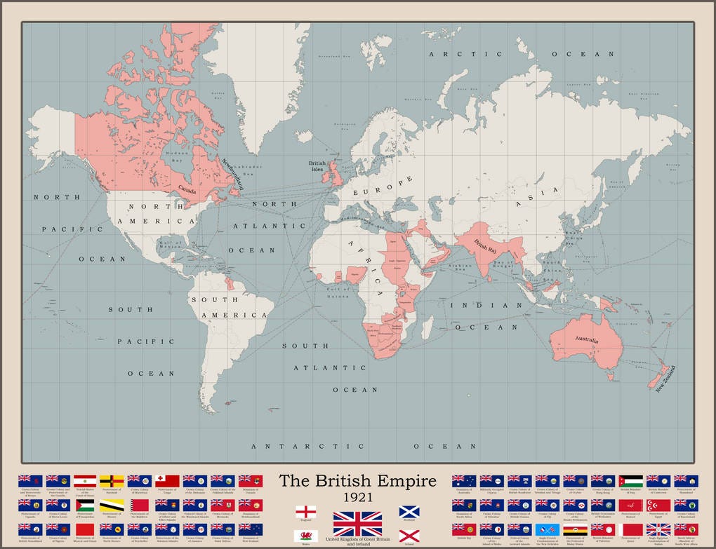 British Empire - 1921 by Ununpentium1 on DeviantArt British Empire - 1921 by Ununpentium1 on DeviantArt