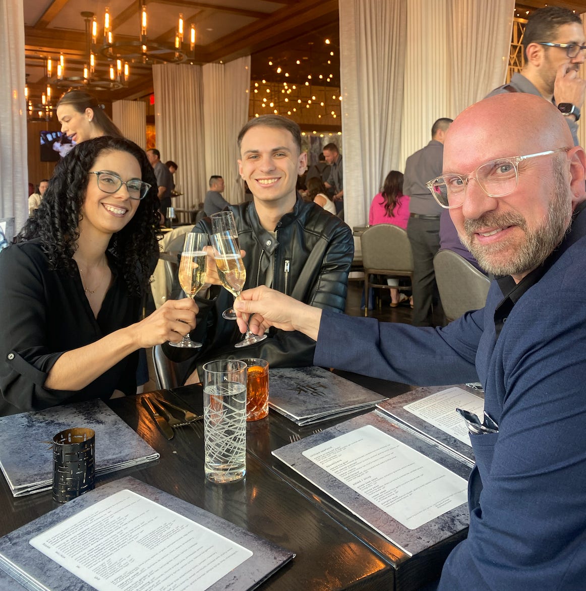 21st birthday party at Hell's Kitchen Las Vegas