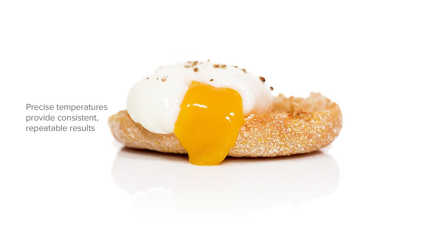 Sous Vide Cooked Egg Example