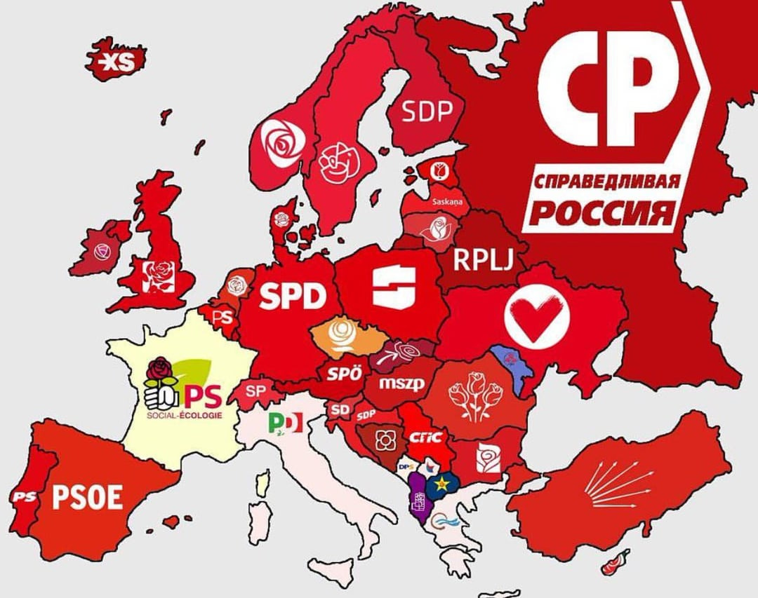 Logos of social democrat parties of Europe : r/europe
