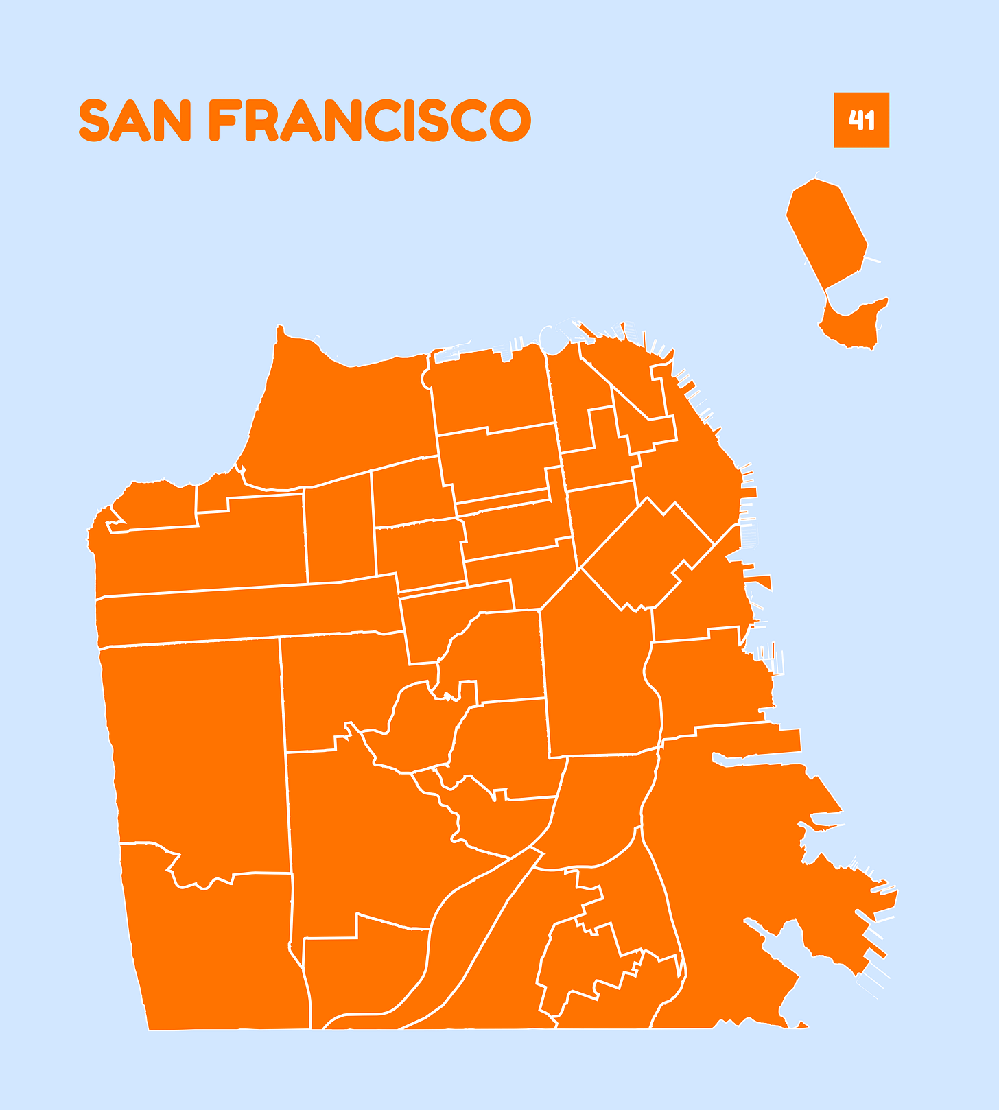 Field Report 0: The clean, orange and white basemap for exploring each of SF's neighborhoods Field Report 0: The clean, orange and white basemap for exploring each of SF's neighborhoods
