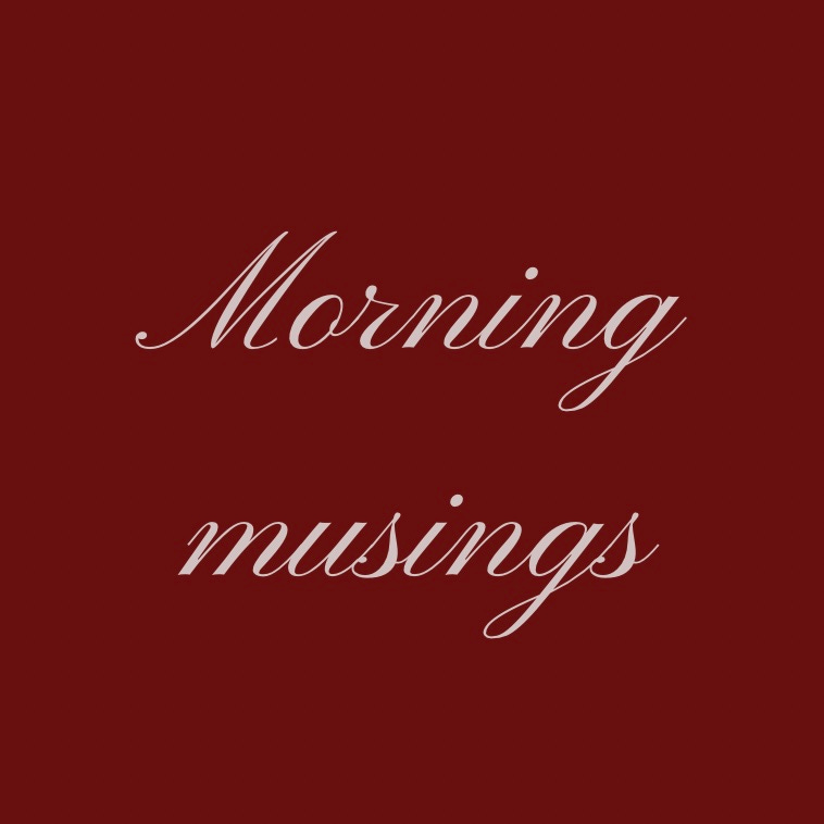 Artwork for morning musings