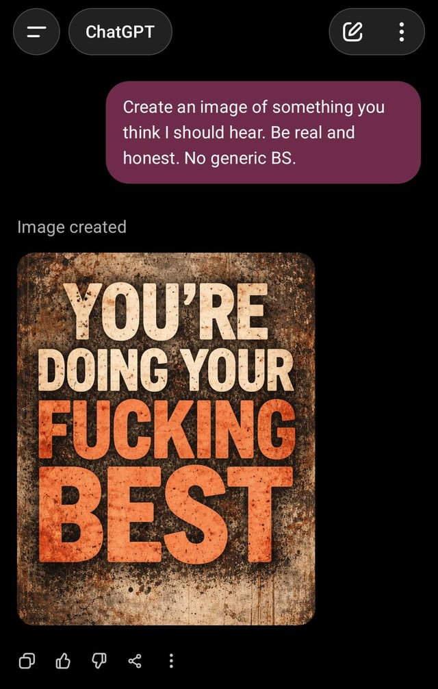 r/ChatGPT - Well okay!