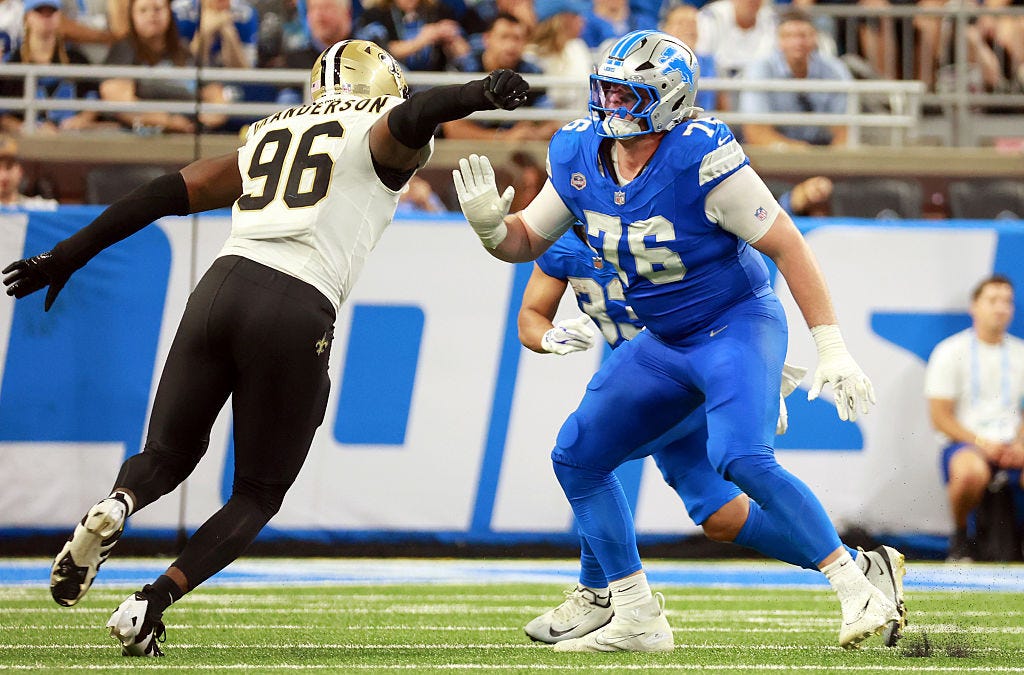 Three and Out: Lions’ retooled o-line delivers, blitzing can be key to defensive identity and thoughts on coverage lapses