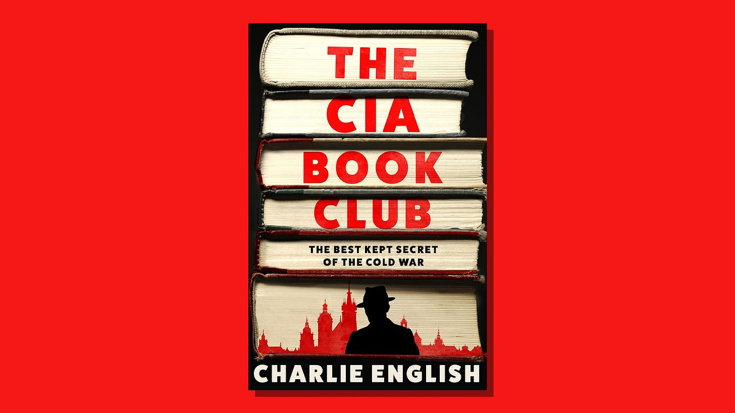 Book cover of The CIA Book Club by Charlie English