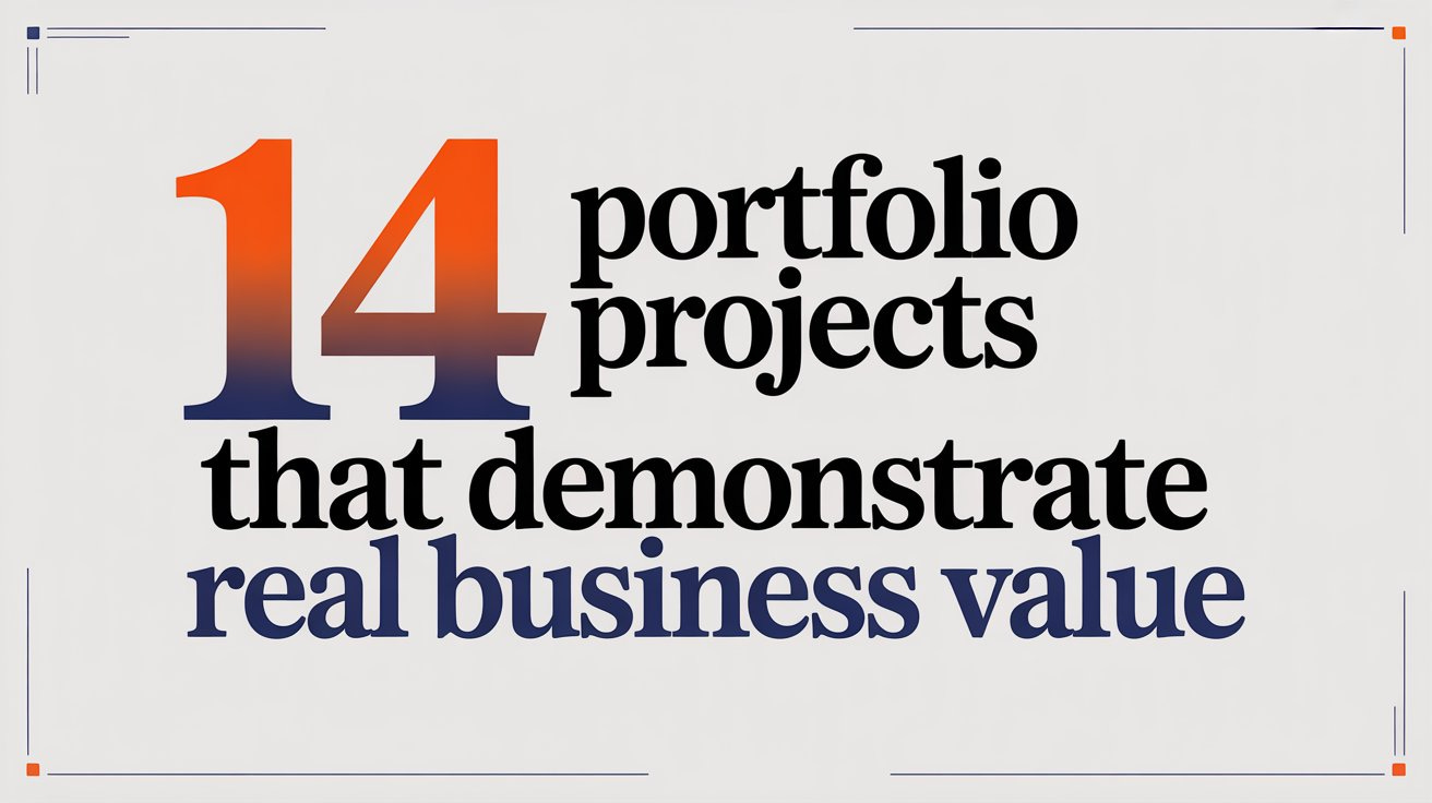 14 Portfolio Projects That Demonstrate Real Business Value 14 Portfolio Projects That Demonstrate Real Business Value