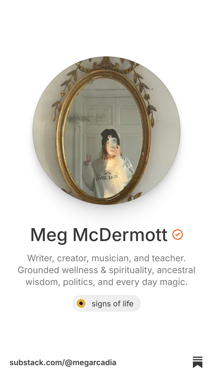 Meg McDermott | Substack