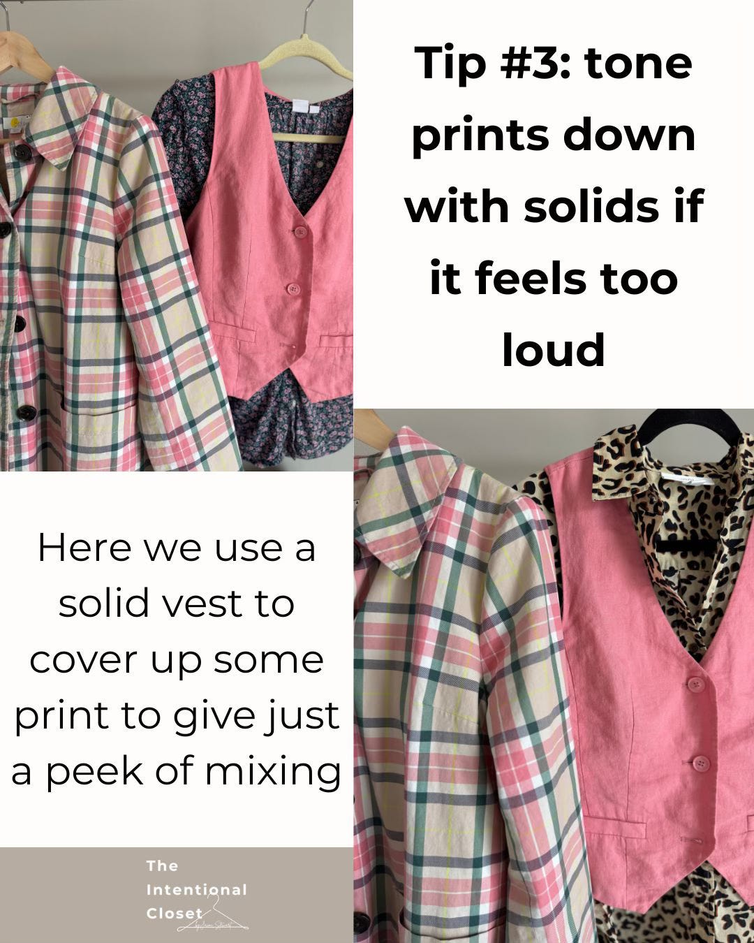 pattern mixing outfits, plaid, floral, outfit ideas