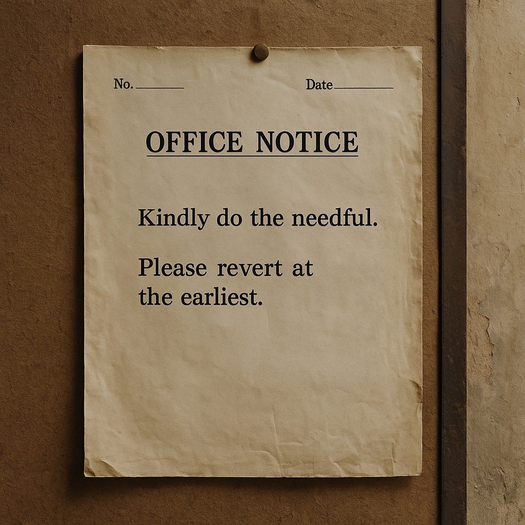 Doing The Needful How Indians Gave English A New Personality