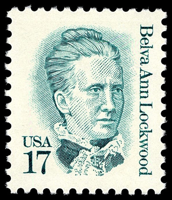 17-cent Belva Ann Lockwood stamp 17-cent Belva Ann Lockwood stamp
