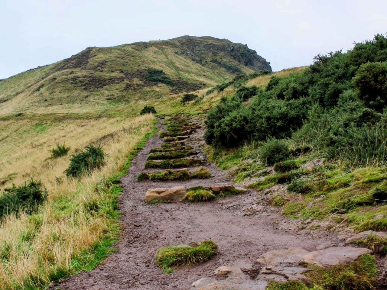 Path up a hill