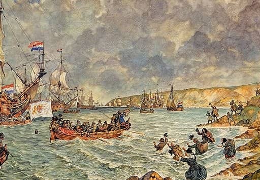 The Glorious Revolution. William of Orange III Lands at Brixham in 1688. The Glorious Revolution. William of Orange III Lands at Brixham in 1688.